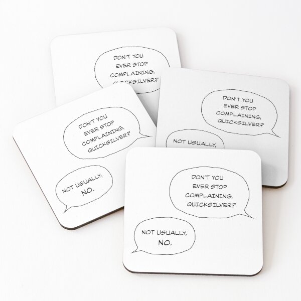 Item preview, Don't you ever stop complaining, Quicksilver?? designed and sold by shellsandbees.