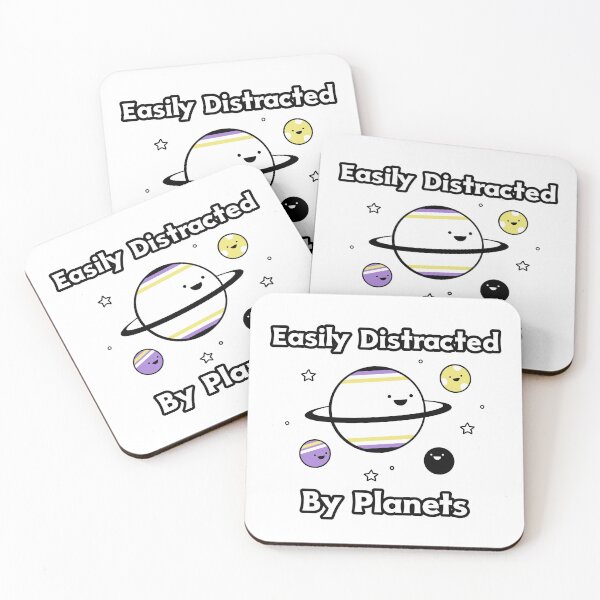 Item preview, Easily Distracted By Planets designed and sold by AryabyDesign.