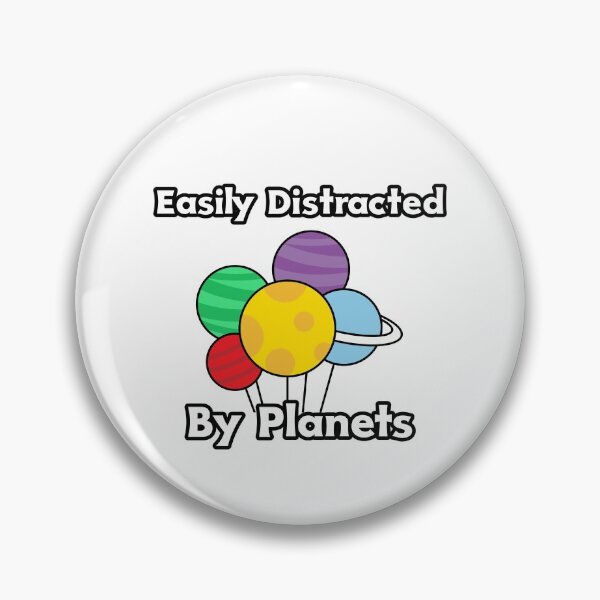 Item preview, Easily Distracted By Planets designed and sold by AryabyDesign.