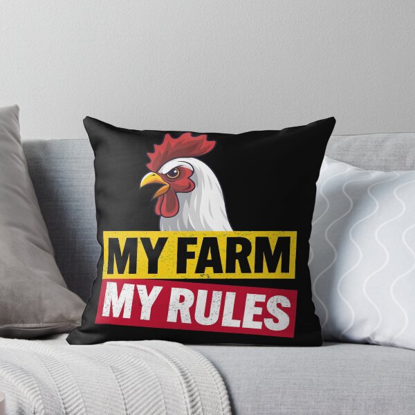 Item preview, My Farm My Rules Funny Backyard Chicken Lover designed and sold by larspat.