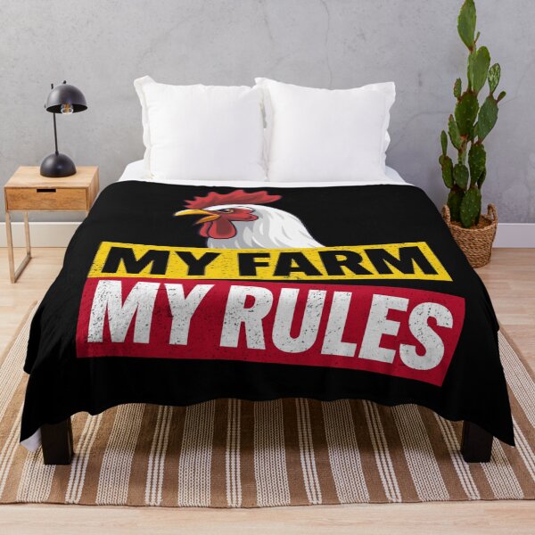 Item preview, My Farm My Rules Funny Backyard Chicken Lover designed and sold by larspat.