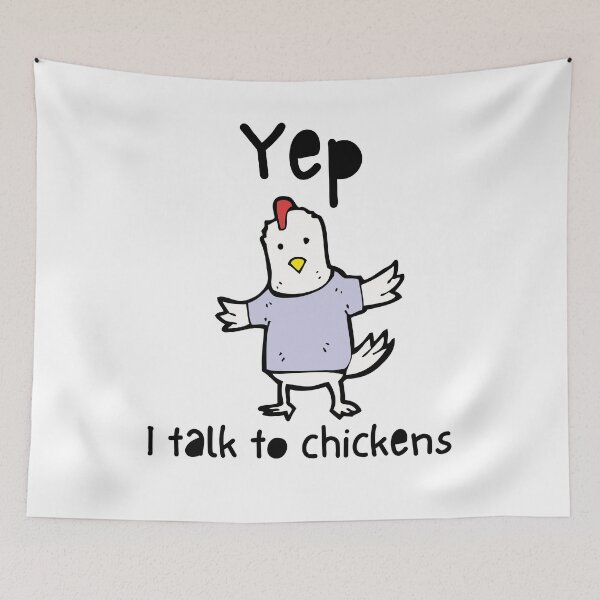 Item preview, Yep i talk to chickens designed and sold by Xoox Art.