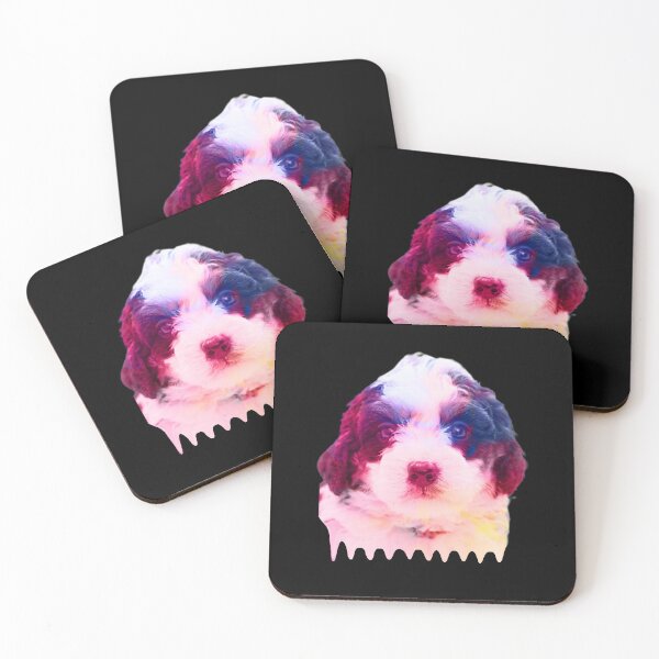 Item preview, Bernedoodle Dog Lover Portrait Watercolor designed and sold by alaechamlal.