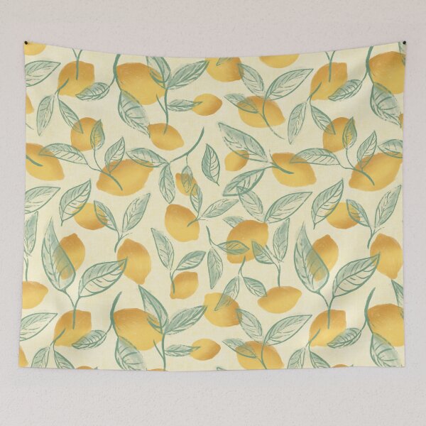 Item preview, lemon rustic pattern I designed and sold by dandelaga.