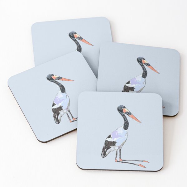 Item preview, Saddle-Billed Stork designed and sold by LavenderKitten.
