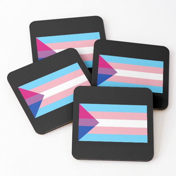 Item preview, Bi Trans Flag designed and sold by StickerPolitics.