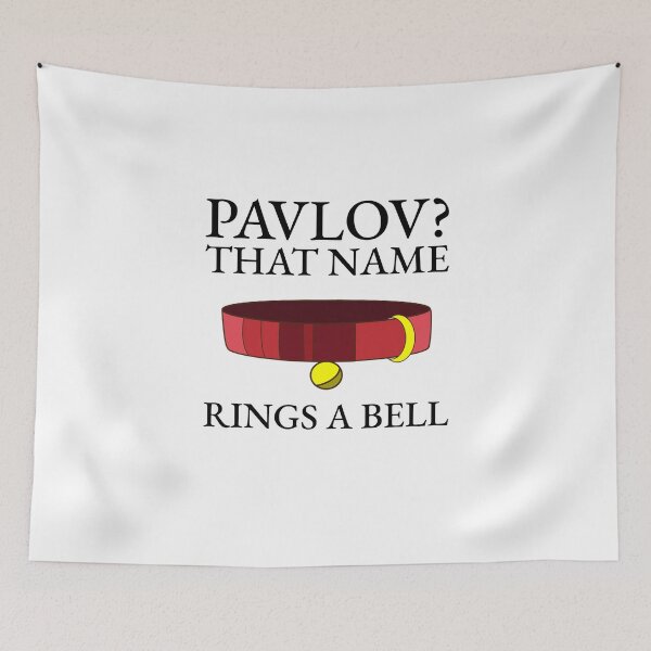 Item preview, Pavlov?  That Name Rings A Bell Dog Collar with Bell Funny Sarcastic designed and sold by HppyStrngHelthy.