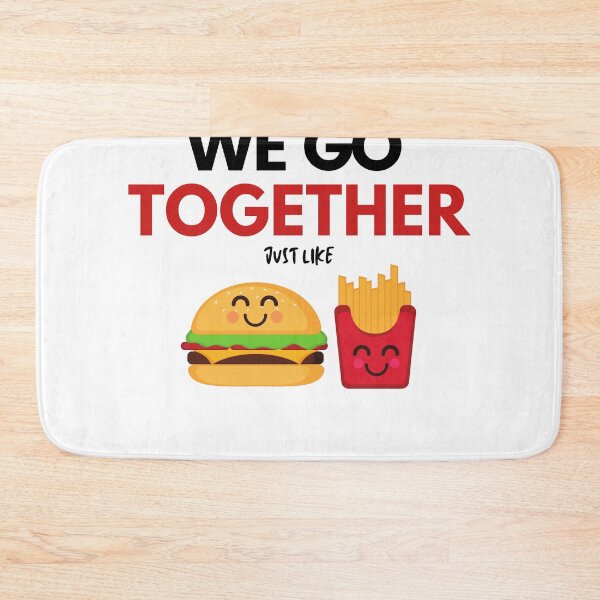 Item preview, We go together just like burger and fries designed and sold by Wise-Man.