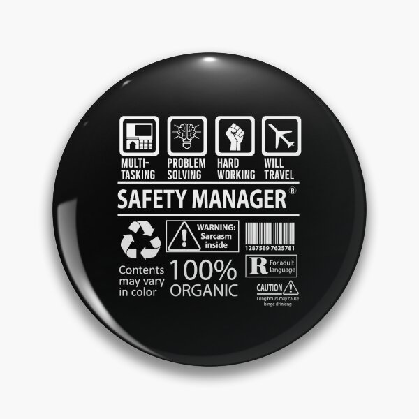 Item preview, Safety Manager T Shirt - Multitasking Job Gift Item Tee designed and sold by uillamab.