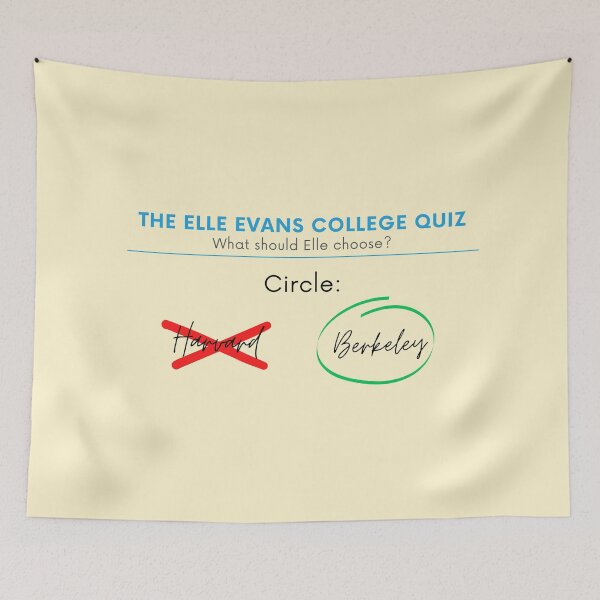 Item preview, College Decision Elle Evans designed and sold by alanaf1.