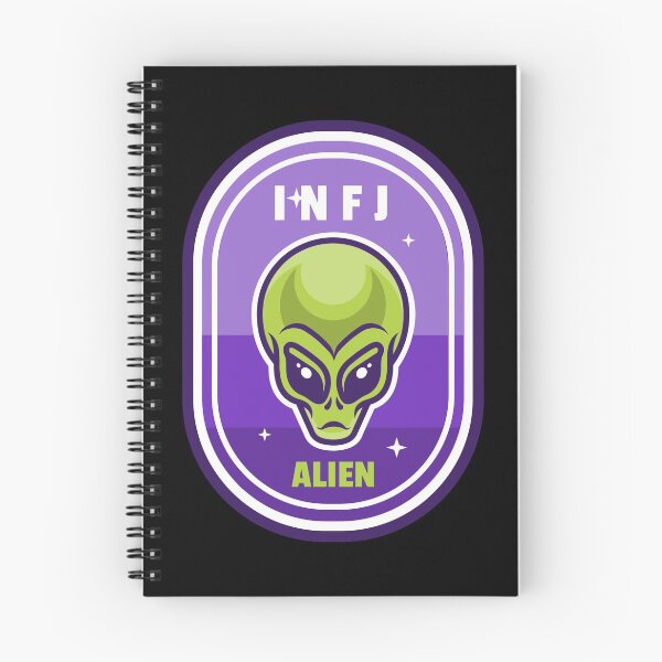 Item preview, INFJ Alien Myers Briggs 1% designed and sold by jrobdesignz.