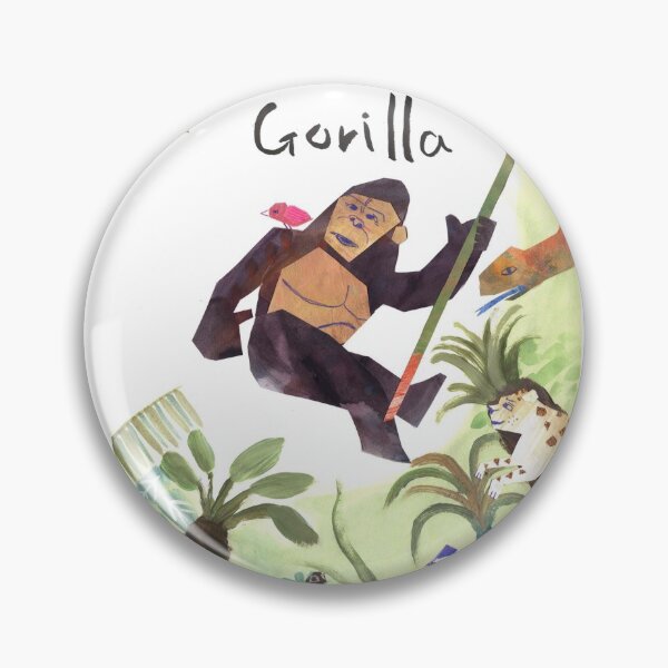 Item preview, Gorilla in the jungle forest designed and sold by minigold.