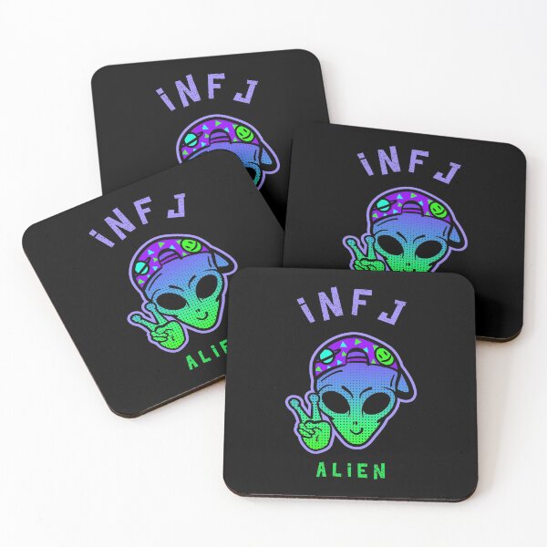 Item preview, INFJ Alien Myers Briggs 1 percent designed and sold by jrobdesignz.