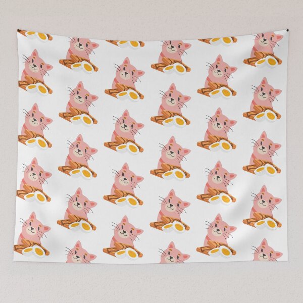 Item preview, Cute Adorable Breakfast Kitty With Eggs And Waffles Cat Lover Pattern designed and sold by IslandDrip.