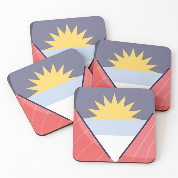 Item preview, Antigua and Barbuda Flag Country Isolated Icon designed and sold by MIDDLX.