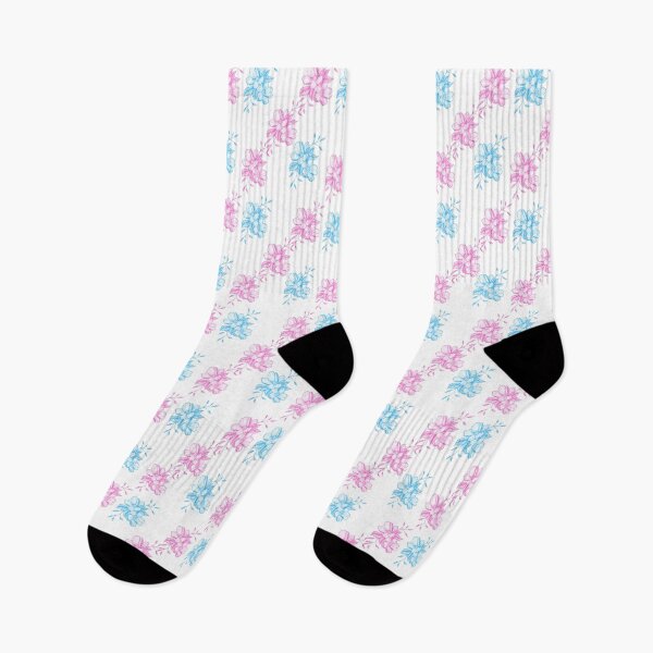 Item preview, Pink and Blue Florals designed and sold by Demask.