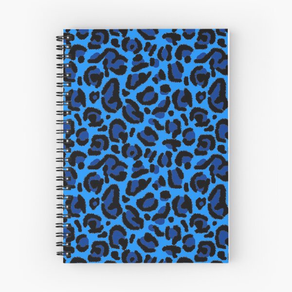 Item preview, Blue Y2K Aesthetic Leopard Print designed and sold by Julie Erin Designs.