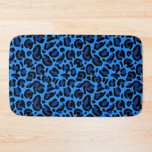 Item preview, Blue Y2K Aesthetic Leopard Print designed and sold by Julie Erin Designs.