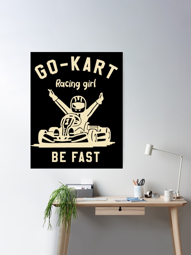 go kart racing girl be fast