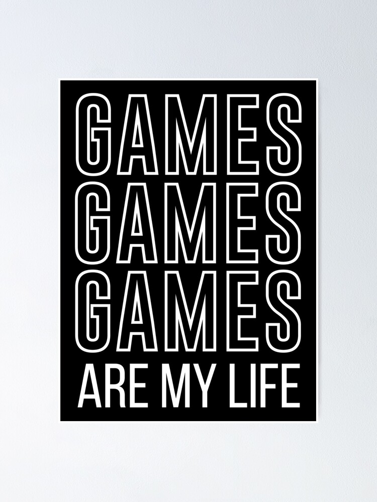 "addict to video games. video games quotes" Poster for Sale by JSART