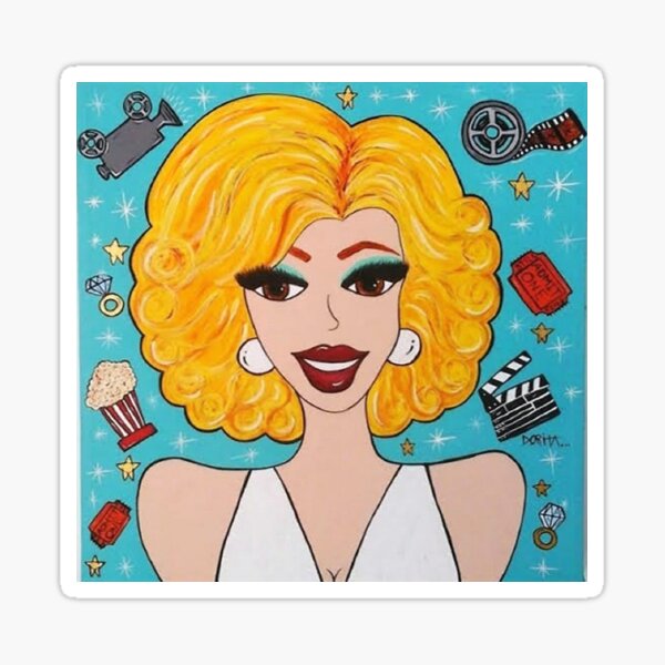 Mari_Turquesa Sticker