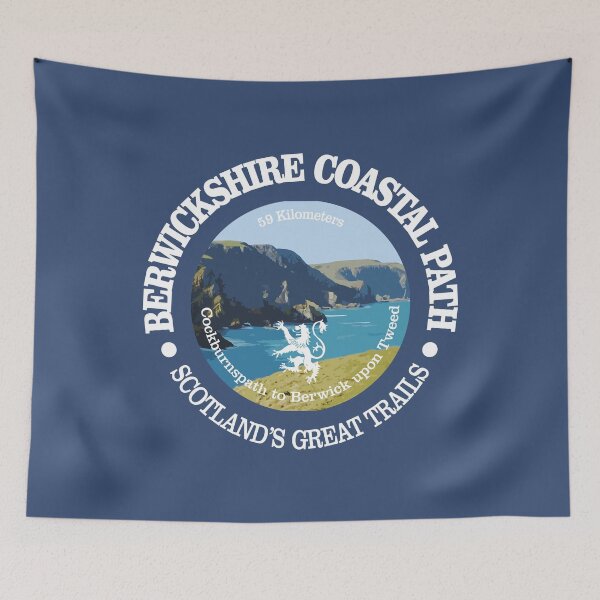 Item preview, Berwickshire Coastal Path (rd) designed and sold by curranmorgan.