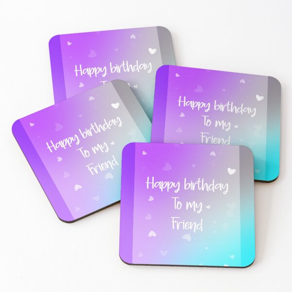 Item preview, Holographic gradient birthday card for friend. designed and sold by Tanuja  Sharma.