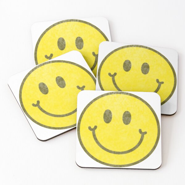 Item preview, Retro Yellow Textured Smile designed and sold by Art by Amanda.