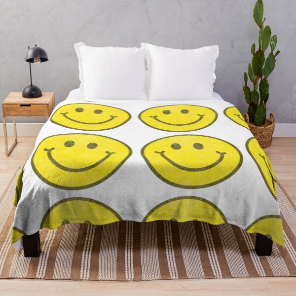 Item preview, Retro Yellow Textured Smile designed and sold by Art by Amanda.