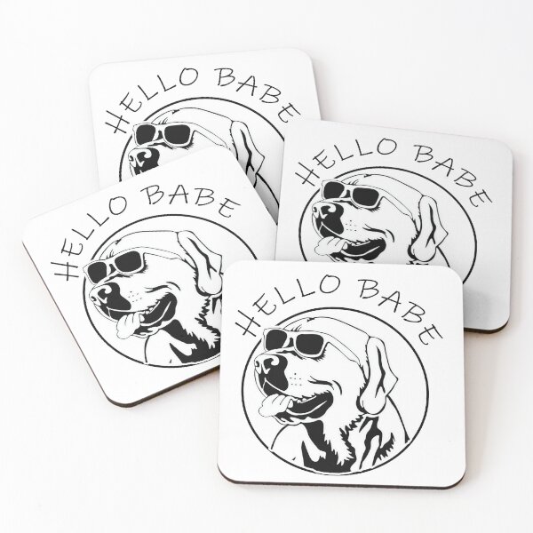 Aperçu de l'œuvre Hello Babe Labrador Retriever Chien Personnalité Design créée et vendue par Staryler.