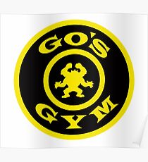 Pokemon gehen Fitnessstudio Logo Poster
