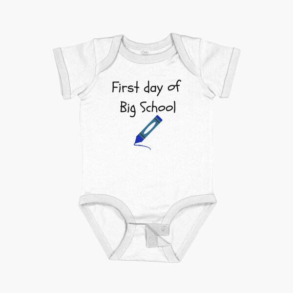 Item preview, First Day of Big School designed and sold by Xpressnme.