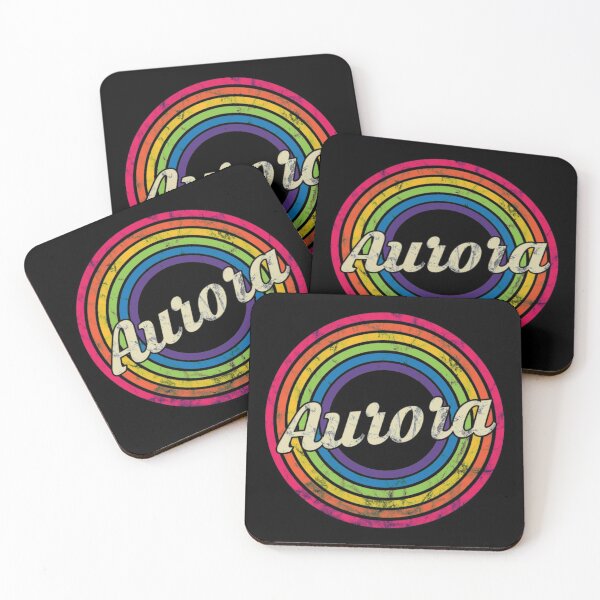 Artikelvorschau, Aurora - Retro Rainbow Faded-Style entworfen und verkauft von Plantspree.