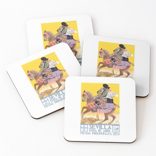 Item preview, 1934 SPAIN Seville Spring Festival Poster designed and sold by retrographics.