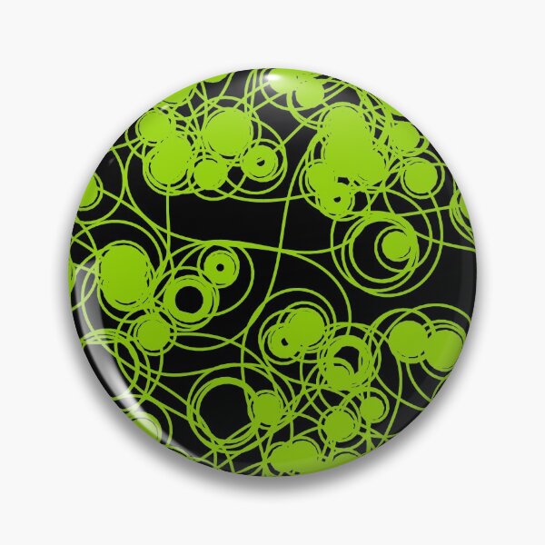 Item preview, Spiral chaotic design - lime and black designed and sold by rahilvalani.