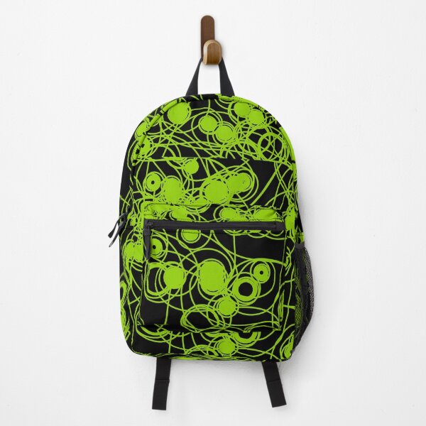 Item preview, Spiral chaotic design - lime and black designed and sold by rahilvalani.