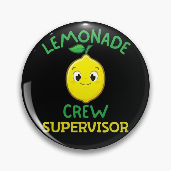 Item preview, Lemonade Crew Supervisor Funny Design designed and sold by S-JDesigns.