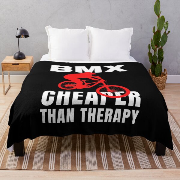 Item preview, BMX Cheaper Than Therapy designed and sold by Crafty-Mornings.