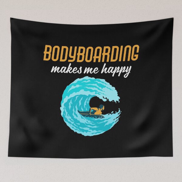 Item preview, Happy Bodyboarder Bodyboarding print designed and sold by jakehughes2015.