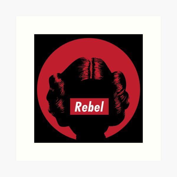 Vista previa del artículo con la obra «Rebelde», diseñado y vendido por keithmagnaye.