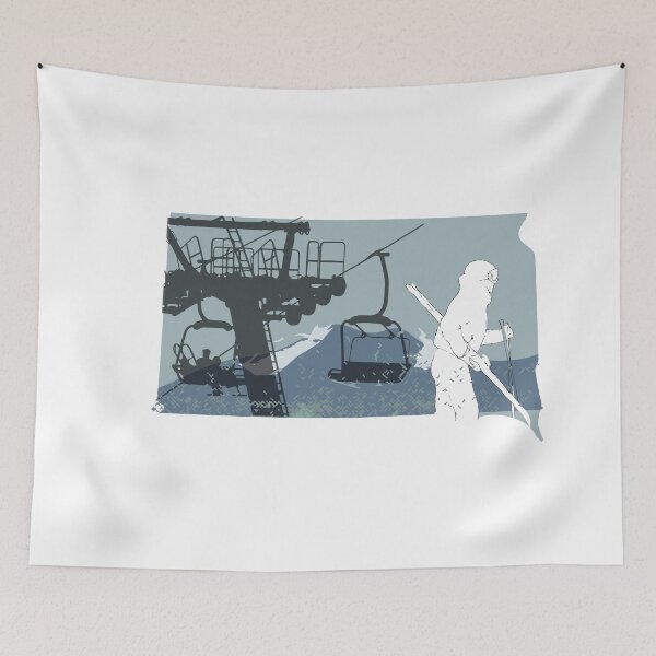 Item preview, Black Hills Skiing designed and sold by Nestledlife.
