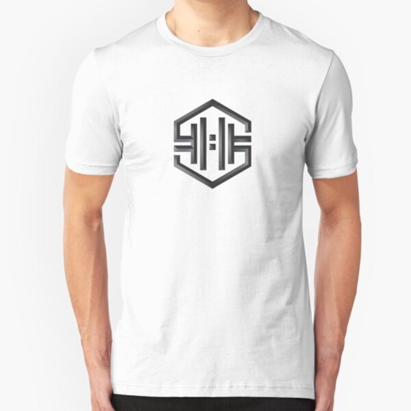 VHS Glitch - The Symbol - Black Slim Fit T-Shirt