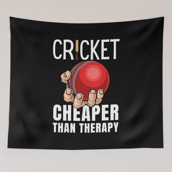 Item preview, Cricket Cheaper Than Therapy designed and sold by Crafty-Mornings.