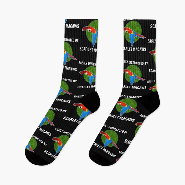 Item preview, Funny Parrot Owner Distracted By Scarlet Macaws graphic designed and sold by jakehughes2015.