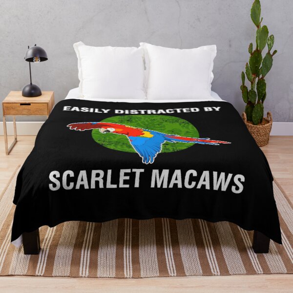Item preview, Funny Parrot Owner Distracted By Scarlet Macaws graphic designed and sold by jakehughes2015.
