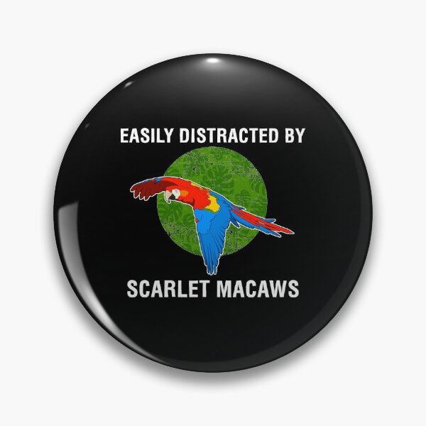 Item preview, Funny Parrot Owner Distracted By Scarlet Macaws graphic designed and sold by jakehughes2015.