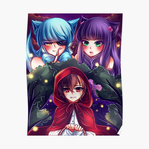 red riding hood Rokuro Poster