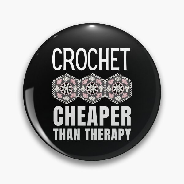 Item preview, Crochet Cheaper Than Therapy designed and sold by Crafty-Mornings.