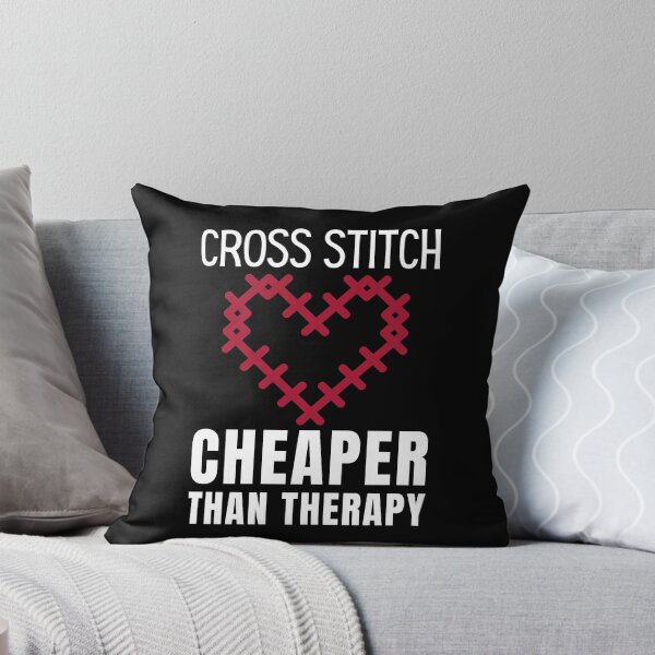 Artikelvorschau, Kreuzstich billiger als Therapie entworfen und verkauft von Crafty-Mornings.