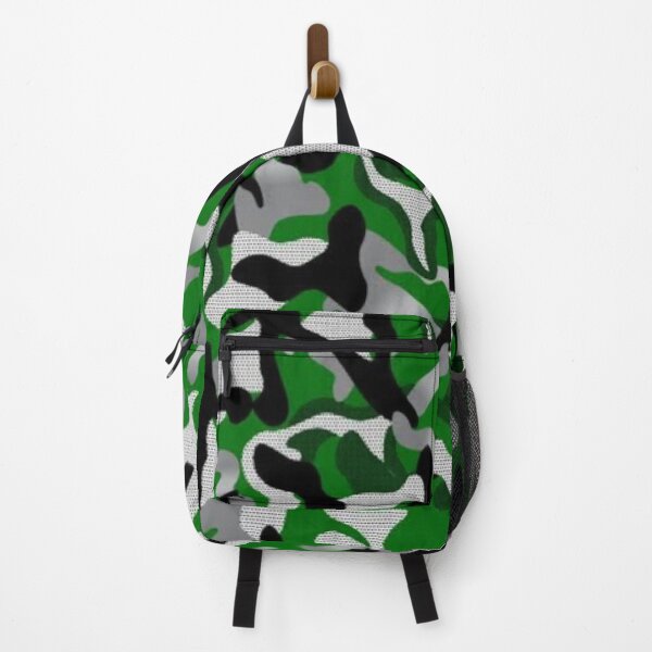 Item preview, White & green Camouflage designed and sold by WorldGalore21.